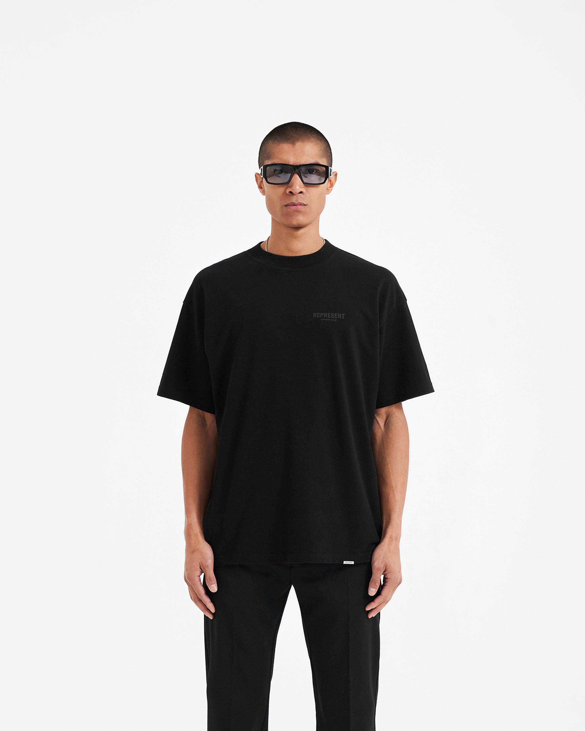 Represent Owners Club T-Shirt - Black Reflective
